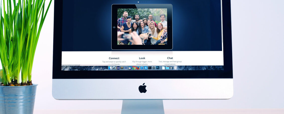 aller sur un site web avec un iMac